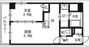 グランカーサ南6条の間取り画像