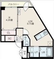 ヴェネーノ円山の間取り画像