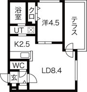 ブランシャールパークフォレストの間取り画像