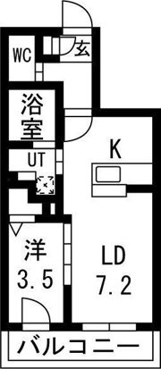 NCウイング中央の間取り画像