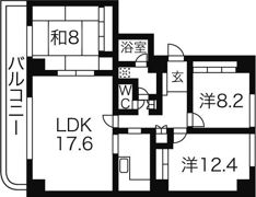 ビッグウイン915の間取り画像