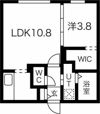 ティエラ南平岸の間取り画像