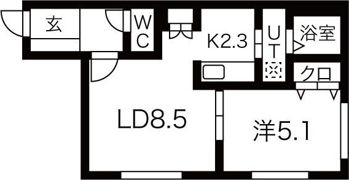 モンレーヴ豊平公園IIの間取り画像