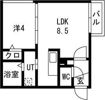 ラフィーネ南平岸の間取り画像