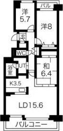 リーベンデール月寒中央の間取り画像