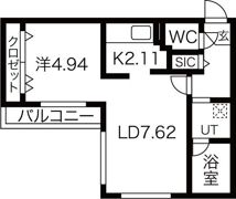 グランラヴィーヌN17の間取り画像
