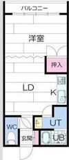 黄金マンションの間取り画像