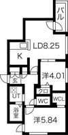 RESIDENCE SHINMEI HONGOU WEST（の間取り画像