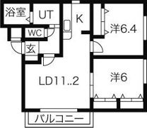 シャテニエ1014の間取り画像