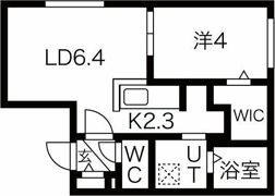 Encore福住（アンコール福住）の間取り画像