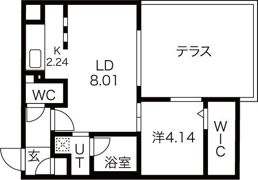 レヴォ水車町の間取り画像