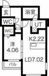 ヴァンテール月寒東の間取り画像