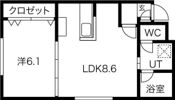 アークガーデンシティ B棟の間取り画像