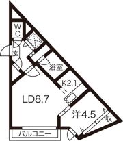 アオアクアN7 （aoakuaN7）の間取り画像