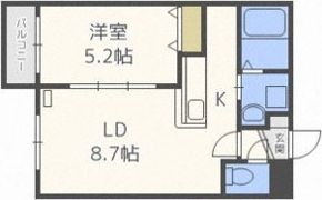 サンステージ琴似2-2の間取り画像