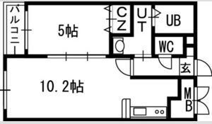 クラッセ円山 EASTの間取り画像