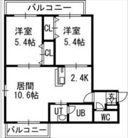 そふぃおーね円山北二条の間取り画像