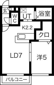 アビターレ北円山の間取り画像