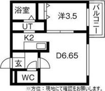 アスパイア琴似の間取り画像