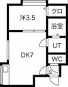 フラットJ美園南の間取り画像