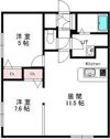 ファインブルーム学園前の間取り画像