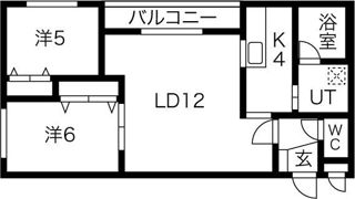 毘沙門天の間取り画像