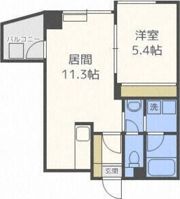 サムティ学園前の間取り画像