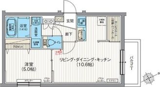 エフュート澄川の間取り画像