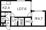 グランデール新札幌II（A棟）の間取り画像