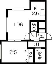 カハラ宮の沢の間取り画像