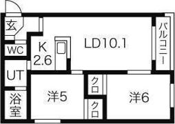 ソレイユの間取り画像