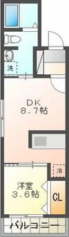 クラークサイドSAPPOROの間取り画像