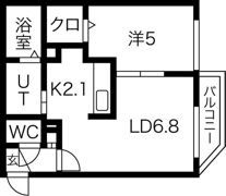 ジェミニ麻生bの間取り画像
