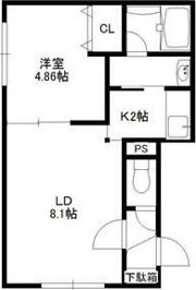 グローリー麻生の間取り画像