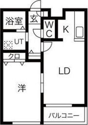 HGS MinamiAsabu 1stの間取り画像