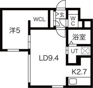 リヴィエール豊平312の間取り画像