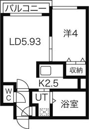 AZURE24（アジュール）の間取り画像