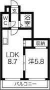 プレサント南5西9の間取り画像
