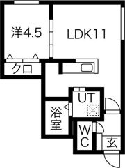 Mフラットの間取り画像