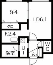 グランヴェール月寒中央の間取り画像