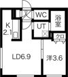Grandee桑園の間取り画像