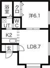 エクシード南15条の間取り画像