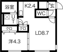 トライバルスペース発寒南の間取り画像