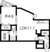サリーレ新札幌B棟の間取り画像