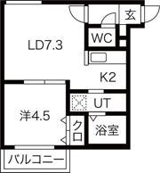 Grand Ravine中の島（グランラヴィーヌ）の間取り画像