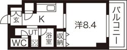 レフィーナ円山の間取り画像