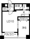 ドエル南円山の間取り画像