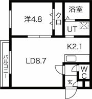 NAKAJIMA PARK MALIBUの間取り画像