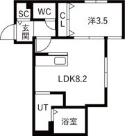 サクランシェ宮の沢の間取り画像