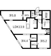 ラグランジュ円山の間取り画像